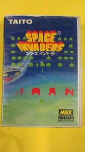 【動作未確認】TAITOタイトー MSX用 ソフト SPACEINVADERSスペースインベーダー