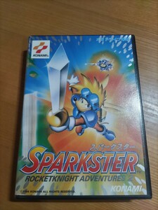 良品　スパークスターロケットナイトアドベンチャーズ2　箱説ハガキ付き　メガドライブソフト　MD SPARKSTER ROCKETKNIGHTADVENTURES2