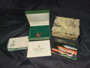 # genuine article ROLEX Daytona 6265 Vintage BOX& accessory complete set # Rolex box. box. case 