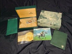 # genuine article ROLEX Date Just 16234BOX& koma accessory complete set # Rolex box. box. case 