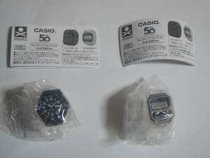 ガチャ　カシオ　CASIO ウォッチリングコレクション 2nd Edition　MRW-200HJ-1B　A100WE-1A　２種類