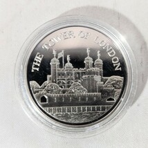 珍品☆★THE TOWER OF LONDON★☆イギリス銀貨 ロンドン ニッケルシルバー 約27g メダル_画像1