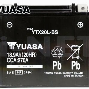 2年保証 送料無料 充電済 ユアサバッテリー YTX20L-BS HVT-1互換の画像3