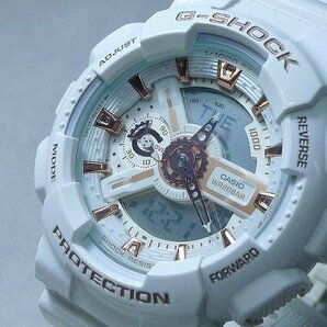600204*04A▲CASIO カシオ/GA-110LB G-SHOCK Gショック ウオッチ 時計 腕時計 PROTECTION 白色の画像1