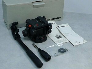 K801504*4A▲マンフロット/Manfrotto プロフルードビデオ雲台 503HDV 箱付 説明書付 カメラ三脚 超望遠用 カメラ雲台