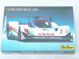 O801809*4A▲Heller/エレール・PEUGEOT 905 EV 1 BIS/プジョー ・1/24・プラモデル・組み立てキット・模型・玩具