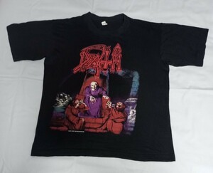 ヴィンテージ 90s 1992年 DEATH Tシャツ napalm death carcass bolt thrower earache metallica slayer nirvana レイジ レッチリ