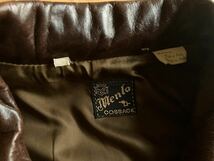 LVC Menlo COSSACK Leather Jacket M イタリア製 世界限定500着 コサックジャケット A-1 レザージャケット LEVI'S VINTAGE CLOTHING RRL_画像4
