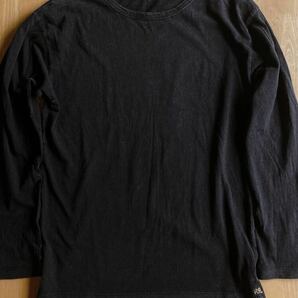 RRL ブラックインディゴロングスリーブTシャツ M RRL刺繍入り ラルフローレンビンテージの画像1