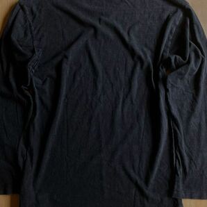 RRL ブラックインディゴロングスリーブTシャツ M RRL刺繍入り ラルフローレンビンテージの画像4