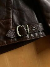 LVC Menlo COSSACK Leather Jacket M イタリア製 世界限定500着 コサックジャケット A-1 レザージャケット LEVI'S VINTAGE CLOTHING RRL_画像7