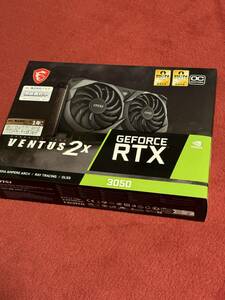 送料込 新品未開封 MSI GeForce RTX3050 VENTUS 2X 8G OCV1 NVIDIA グラフィックボード