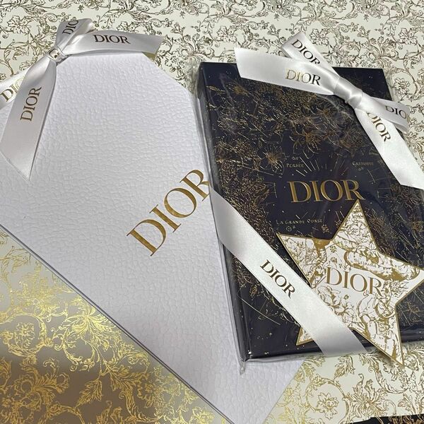 DIOR ノートブック　　ムエット　リボン　ショップ袋