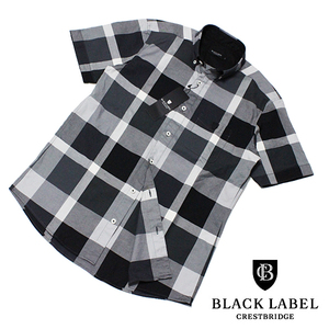  new goods BLACK LABEL CRESTBRIDGE oxford k rest Bridge check BD shirt black group M(2)# Black Label 51M27-525-06