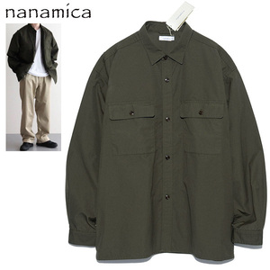 新品 XLサイズ 定価2.9万 ナナミカ ユーティリティ ライトウィンドシャツ ワーク長袖シャツ nanamica Utility Light Wind Shirt■SUGS311