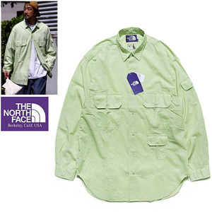 新品 XL 定価2.9万 ノースフェイス パープルレーベル サファリ 長袖シャツNT3311N■THE NORTH FACE PURPLE LABEL Field L/S Shirtナナミカ