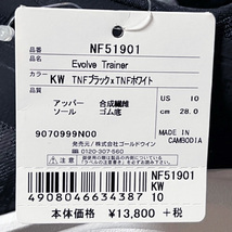 新品 US 10/28㎝ 定価1.5万 ノースフェイス イヴォルブトレイナー スニーカー EvolveTrainerシューズTHE NORTH FACEランニングNF51901黒_画像10