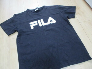◆FILA　半袖Tシャツ　黒　M◆１６０