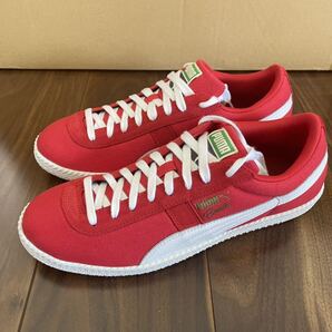 プーマ PUMA ブラジル FIL CVS 赤×白 27.5 新品未使用 ペレ マラドーナ クライフ サッカー フットサル トレーニングシューズ