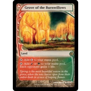 英１《燃え柳の木立ち/Grove of the Burnwillows》［FUT］土地Rの画像1