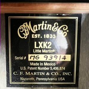 ジャンク扱い MARTIN LXK2 Little Martinリトル マーチン ミニギター◆ソフトケース付き ブリッジ剥がれ有り [N7229]の画像5