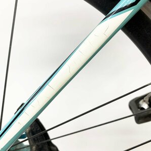 訳あり Bianchi ビアンキ Via Nirone7 ビアニローネ7 ロードバイク 46cm 2×9s SHIMANO SORA [U12614]の画像10