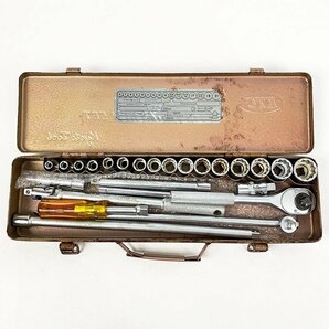 KTC ソケットレンチセット 工具セット 専用ケース付き HIGH QUALITY SOKET WRENCH SET KYOTO TOOL [M11516]の画像1