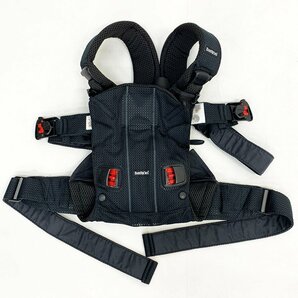 美品 babybjorn ベビービョルン ONE KAI Air ワンカイエアー 抱っこ紐 BABY CARRIER ブラック おんぶひも [M11228]の画像2