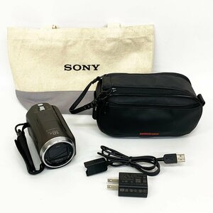 SONY ソニー HANDYCAM ハンディカム デジタルビデオカメラ HDR-PJ680 ブロンズブラウン 動作確認済 microSDカード付き 2016年製 [M11574]
