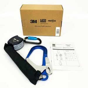 美品 3M Nano-Lok Light巻取式ランヤードシングル 3101739 取説 箱付き 2021年製◆墜落製紙用器具の規格適合品 [M11549]