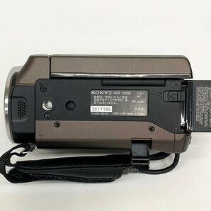 SONY ソニー HANDYCAM ハンディカム デジタルビデオカメラ HDR-PJ680 ブロンズブラウン 動作確認済 microSDカード付き 2016年製 [M11574]の画像7