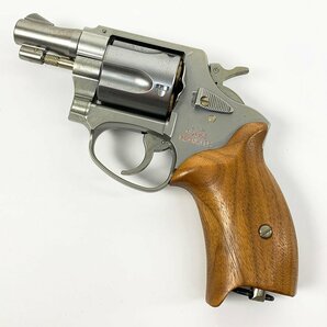 訳あり Marushin マルシン 8mm POLICE REVOLVER ポリスリボルバー Wood Limited ガスガン◆動作確認済み ガス漏れあり [U12763]の画像2