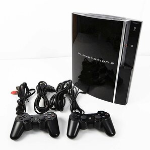 SONY/ソニー PlayStation3 プレイステーション3 PS3 CECHH00 40GB ブラック [X8588]の画像1