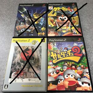 PS2ソフト　サルゲッチュ2 大神　クラッシュバンディクー4 ラチェット&クランク