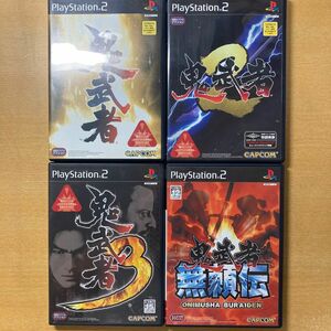 PS2ソフト　鬼武者1 2 3 無頼伝