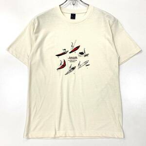 mont-bell(モンベル)半袖Tシャツ プリントロゴ メンズS アイボリー系