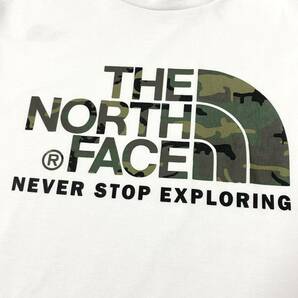 THE NORTH FACE (ザ ノースフェイス)半袖Tシャツ プリントロゴ メンズL ホワイトの画像7