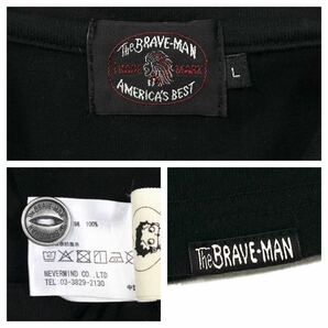 The BRAVE-MAN(ザ ブレイブマン)半袖ポロシャツ ベティブープ 刺繍 メンズL ブラックの画像2