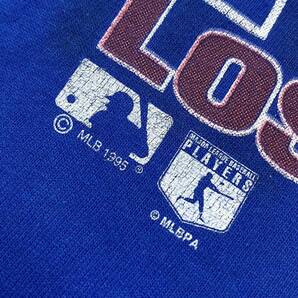 USA製 95th SALEMボディ Los Angeles Dodgers/ドジャース Tシャツ 野茂英雄 メンズL ブルー ロサンゼルスドジャース 90's古着の画像3