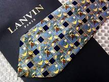 ♪6FK0483 【雉・キジ・鳥】【LANVIN】ランバン ネクタイ★_画像1