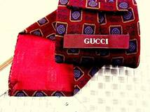 ♪6FK0512 【花】【GUCCI】グッチ ネクタイ★_画像2