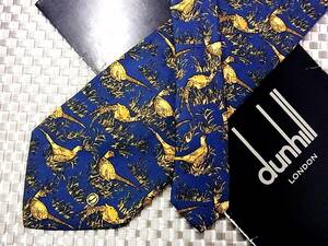 ♪6FK0515 【雉・キジ・鳥】【dunhill】ダンヒル ネクタイ★