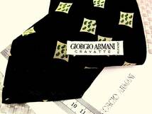 ♪6FK0392 【野菜(豆)】【Giorgio Armani】ジョルジオ アルマーニ ネクタイ★_画像2