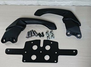 ZRX1200ダエグ グラブバー 左右 黒 46075-0089　46075-0090 カワサキ 純正 中古 バイク 部品 ZRT20D　⑥