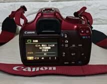 キヤノン Canon EOS Kiss X50 レンズ デジタル一眼レフカメラ キャノン red 赤　③_画像10