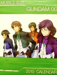 新品未使用品 機動戦士ガンダム00 ダブルオー 2010年 カレンダー 超希少 (ガンダムエクシア)サイズ:B2 7枚組　(棚)