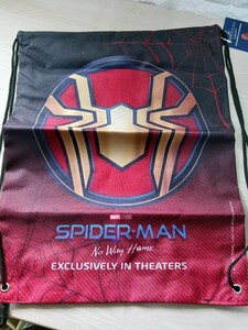 スパイダーマン　ジムサック　ナップサック　巾着バッグ　収納バッグ　体操服袋　MARVEL　軽量⑥