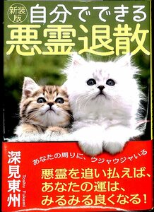 美品◆深見東洲◆新装版　自分でできる悪霊退散　あなたのまわりの悪霊を追い払う【AB24040508】