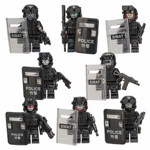 特殊部隊8体　ミニフィグ　legoレゴ互換品　