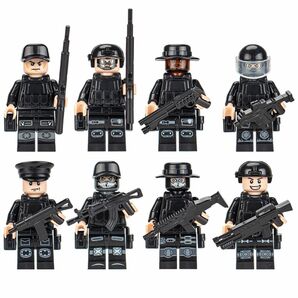 特殊部隊8体セット　legoレゴ互換品　ミニフィグ